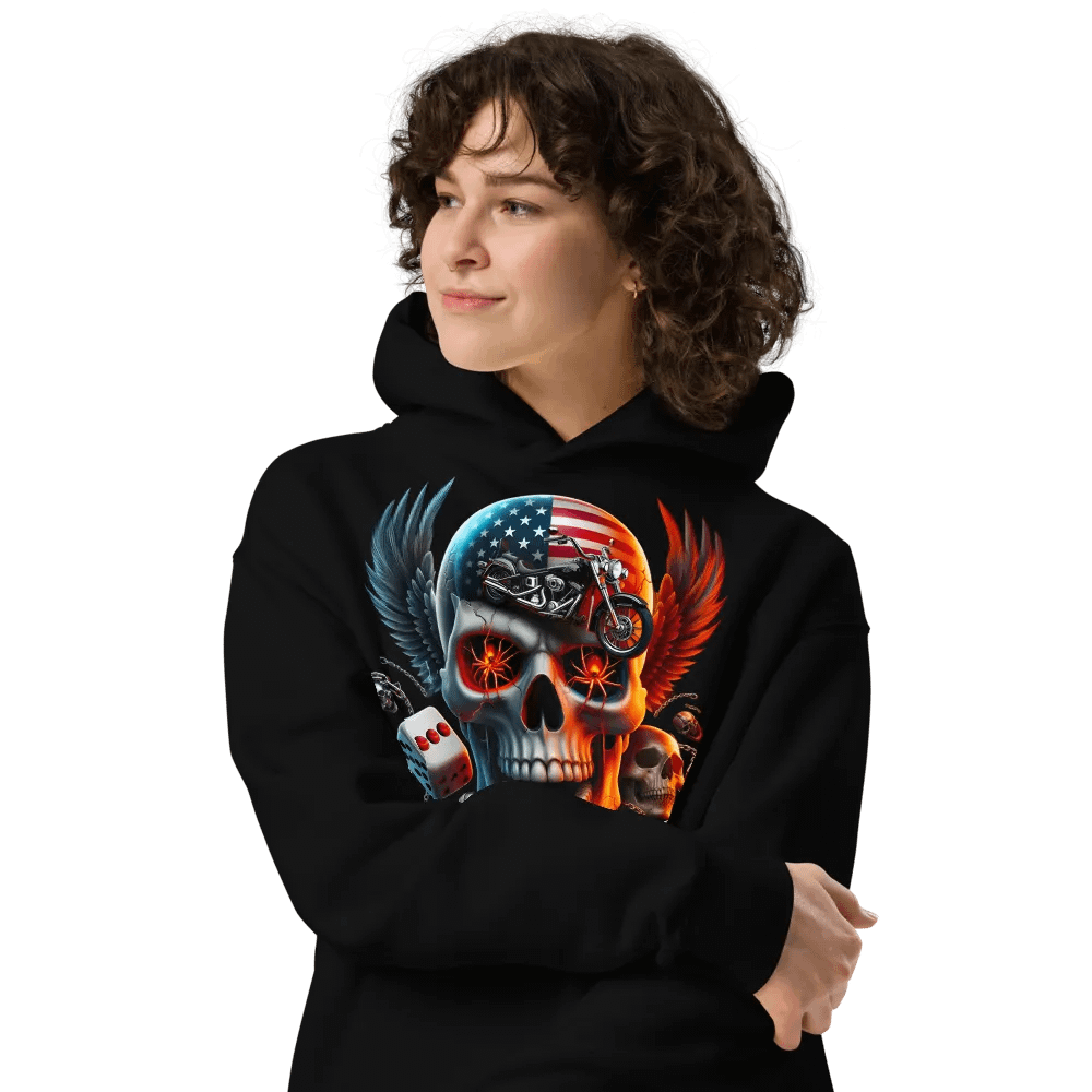 Patriotic Reaper Oversized Hoodie #23 product image (4)
