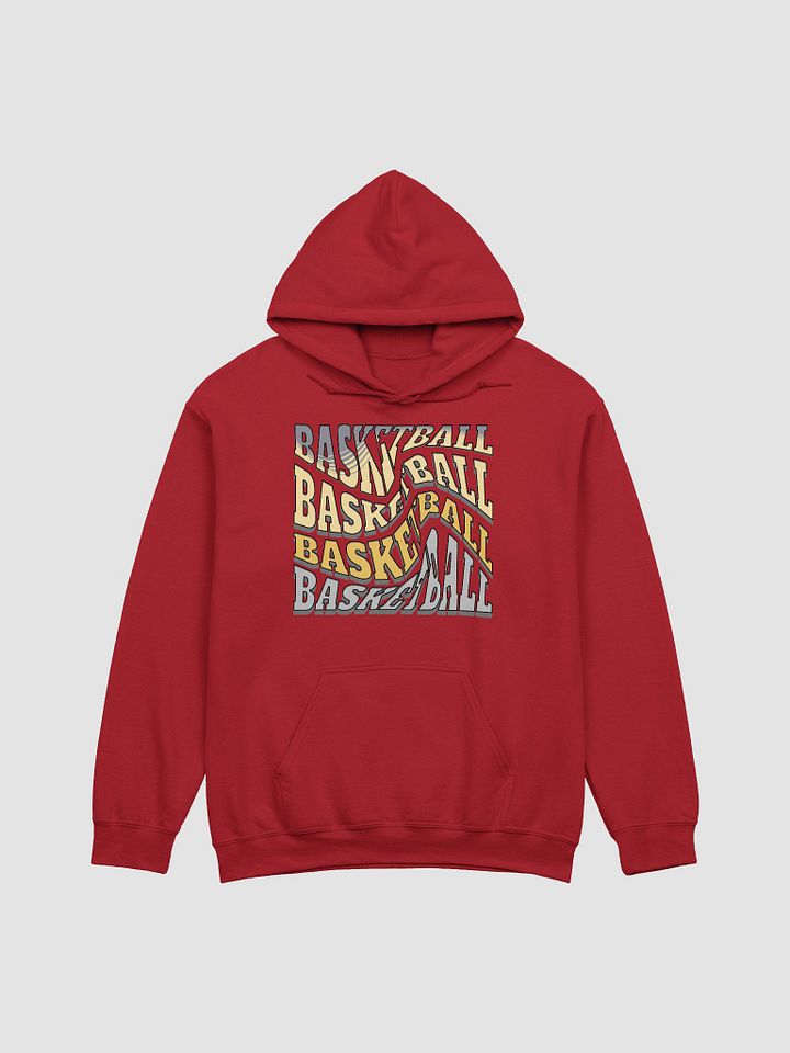 Mess Swirl Basketball Wavy Distortion Hoodie product image (1)