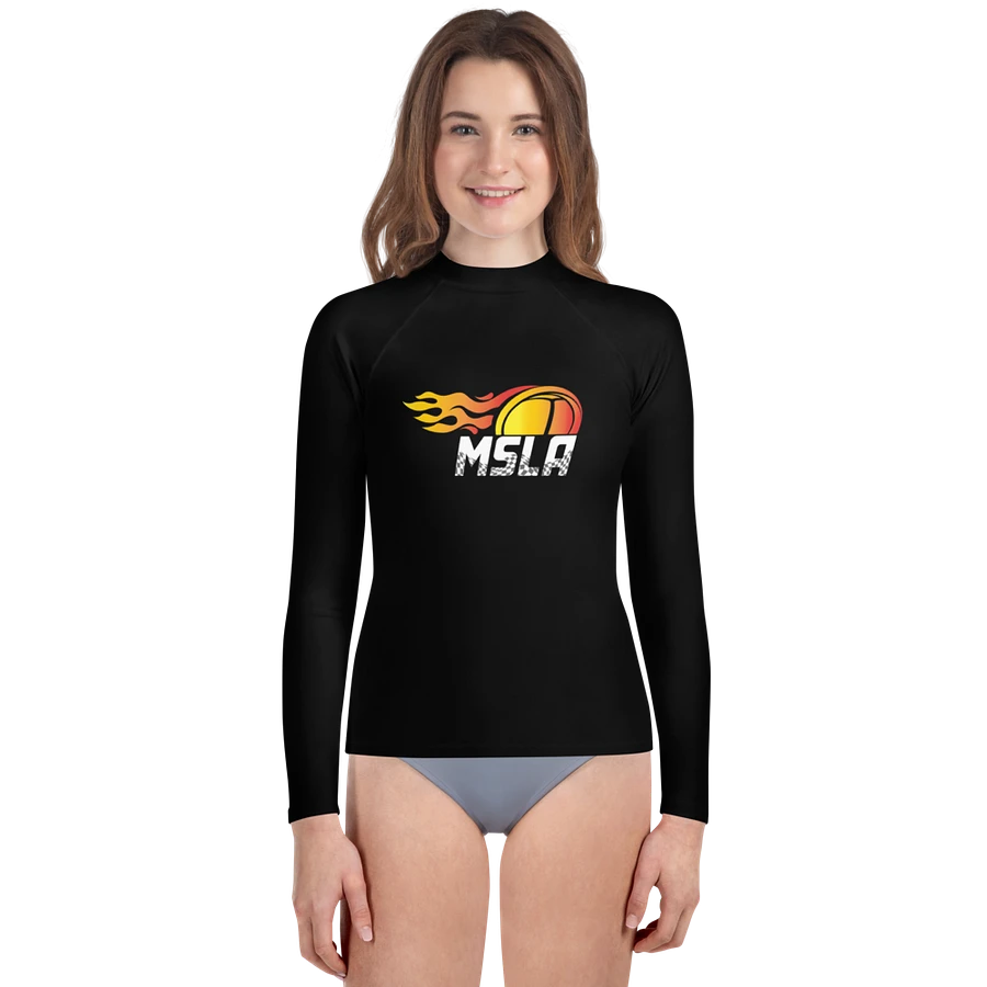 MSLA Logo Youth Rash Guard product image (1)