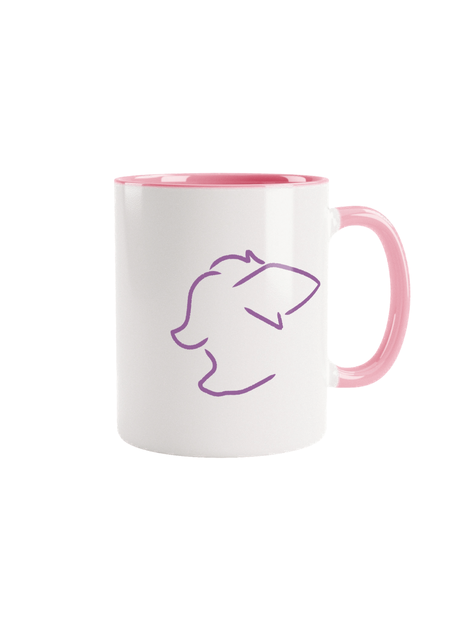 Rayne white & pink mug product image (1)