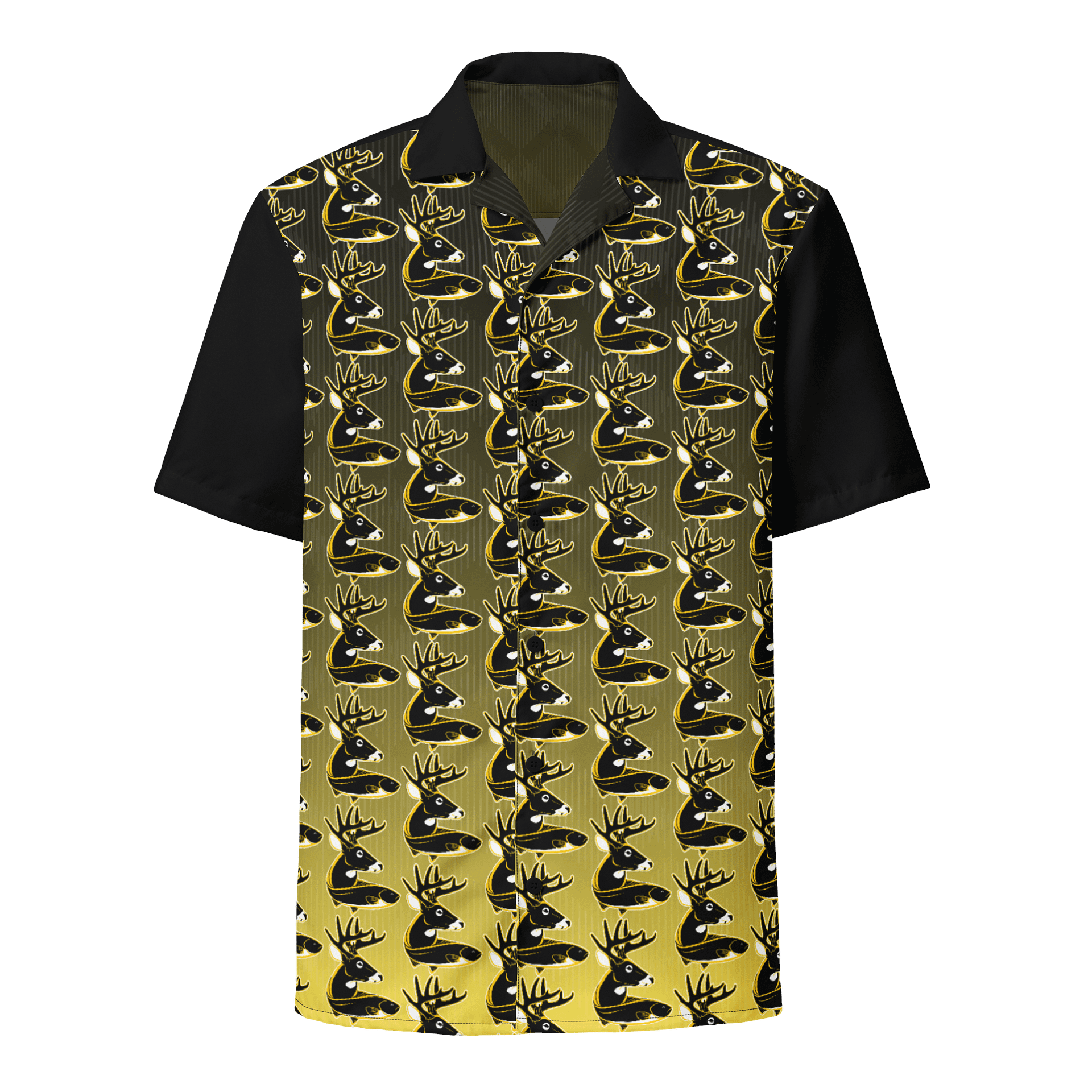 Black & Yellow Hawaiian Shirt product image (1)