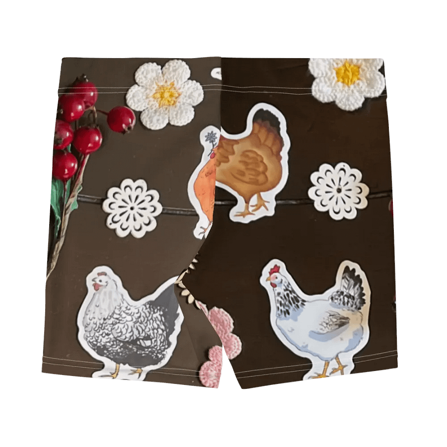 Chicken n Flowers shorts product image (3)