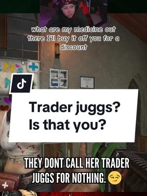 They dont call her trader juggs for nothing. 😏 #7daystodiestreamer #7daystodie #eldergoosey #7daystodiepc #7daystodieclips #7daystodiegameplay #7d2d #7d2dtok 