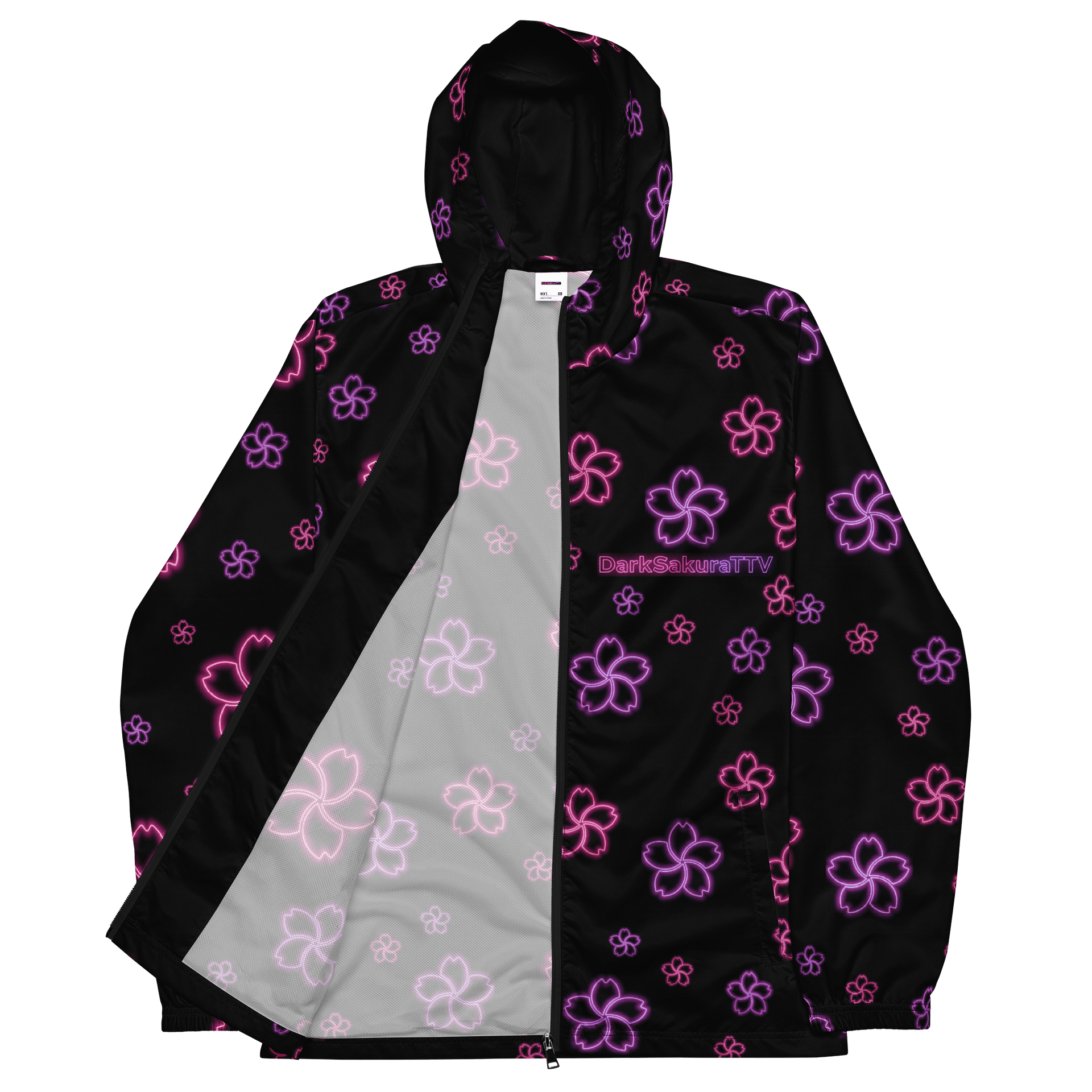 Neon Sakura All Over Hoodie product image (2)