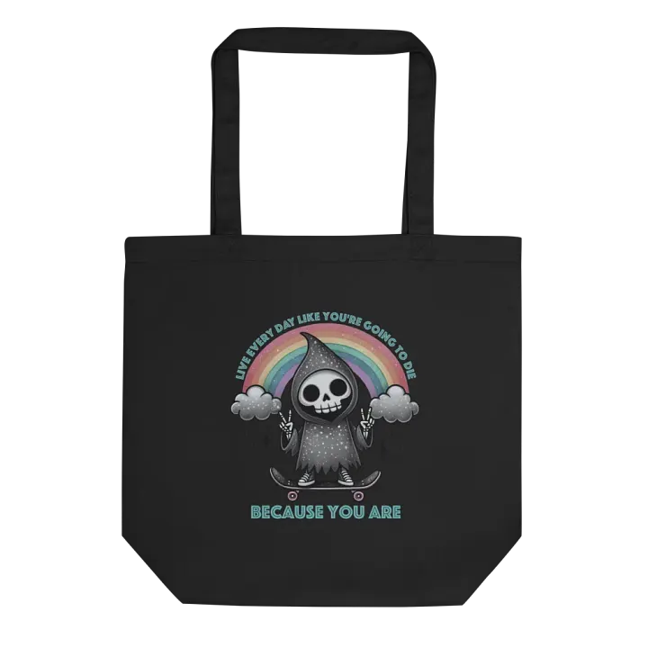 Live Every Day Tote (Rainbow/Teal) product image (1)