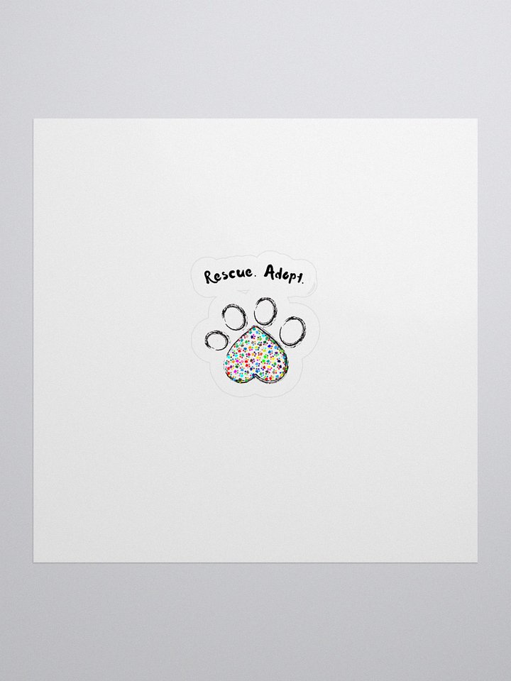 Whimsical Paw Print Kiss Cut Stickers product image (1)