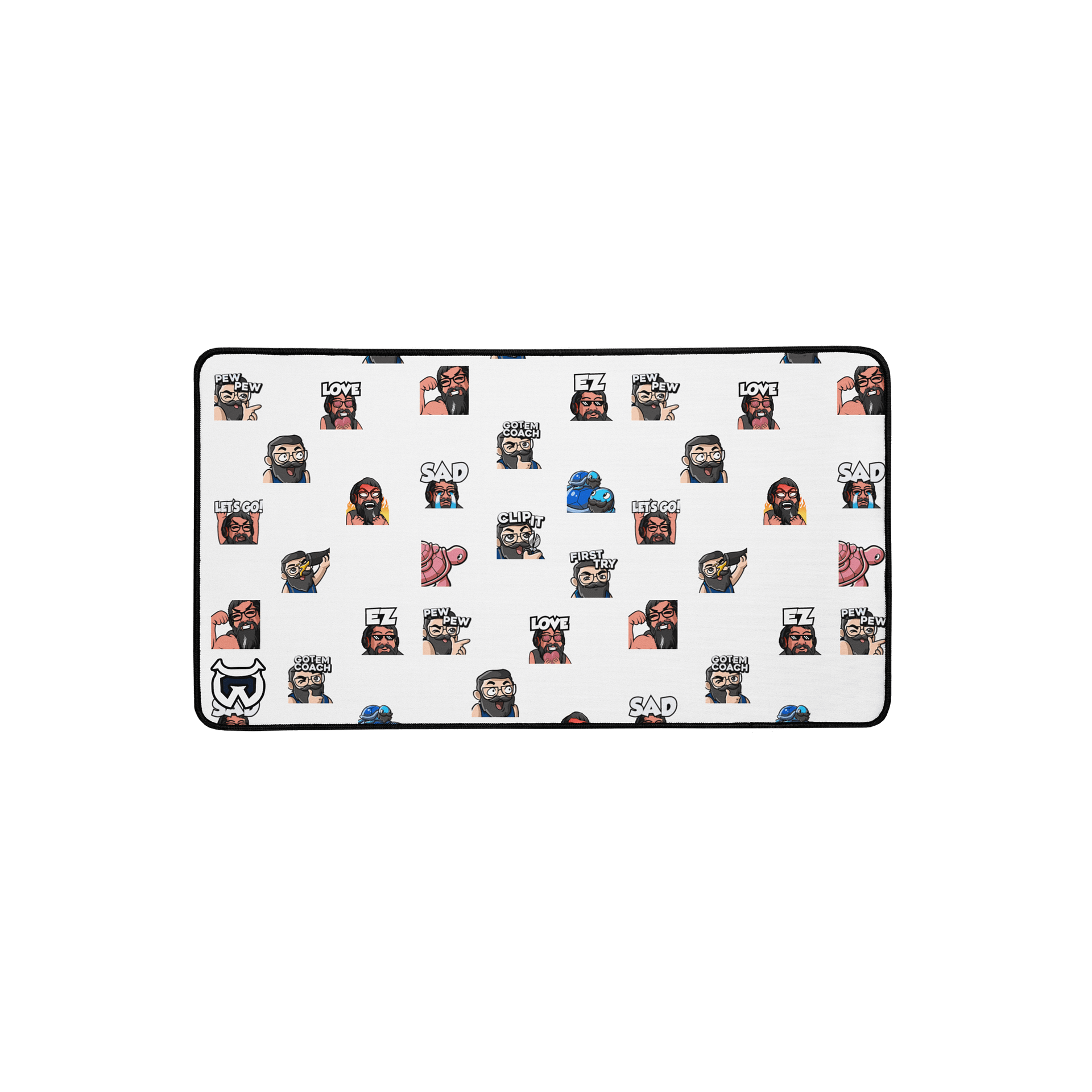 Emote Puddle Mat - White (M) product image (1)