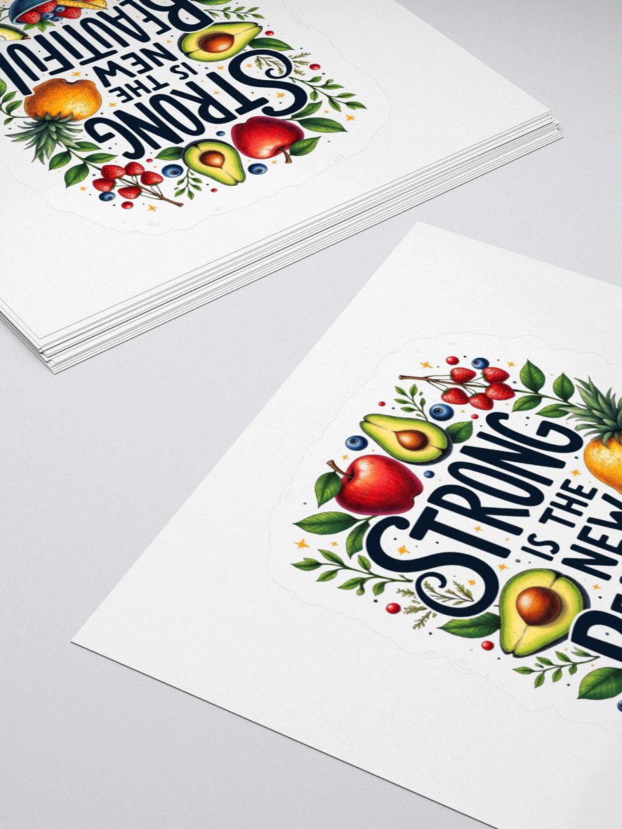 Strong is the New Beautiful Kiss Cut Stickers product image (13)