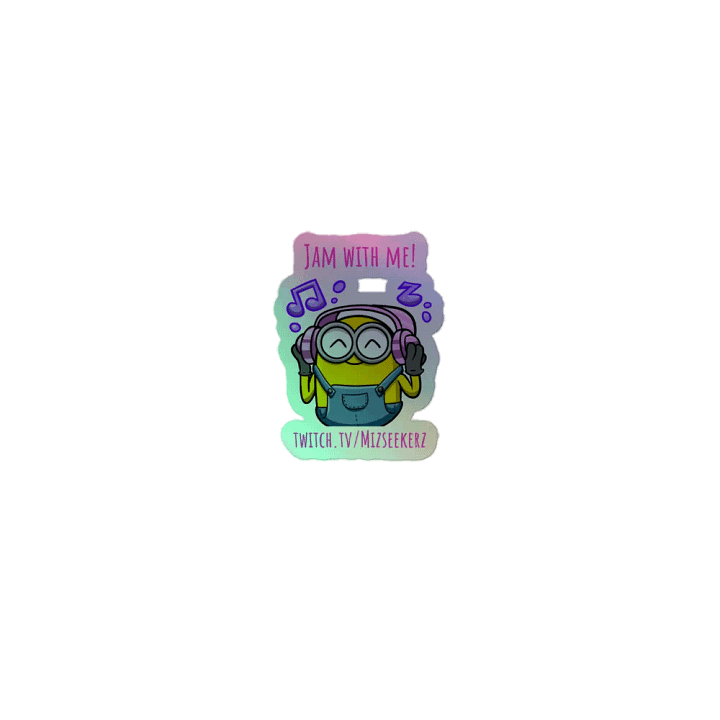 Jam with MizSeekerz Holographic Sticker product image (1)
