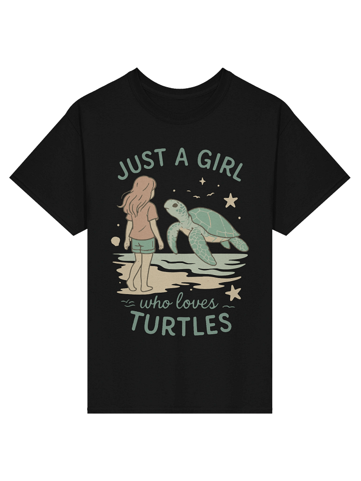 Turtle Love Tee Just A Girl Who Loves Turtles product image (1)