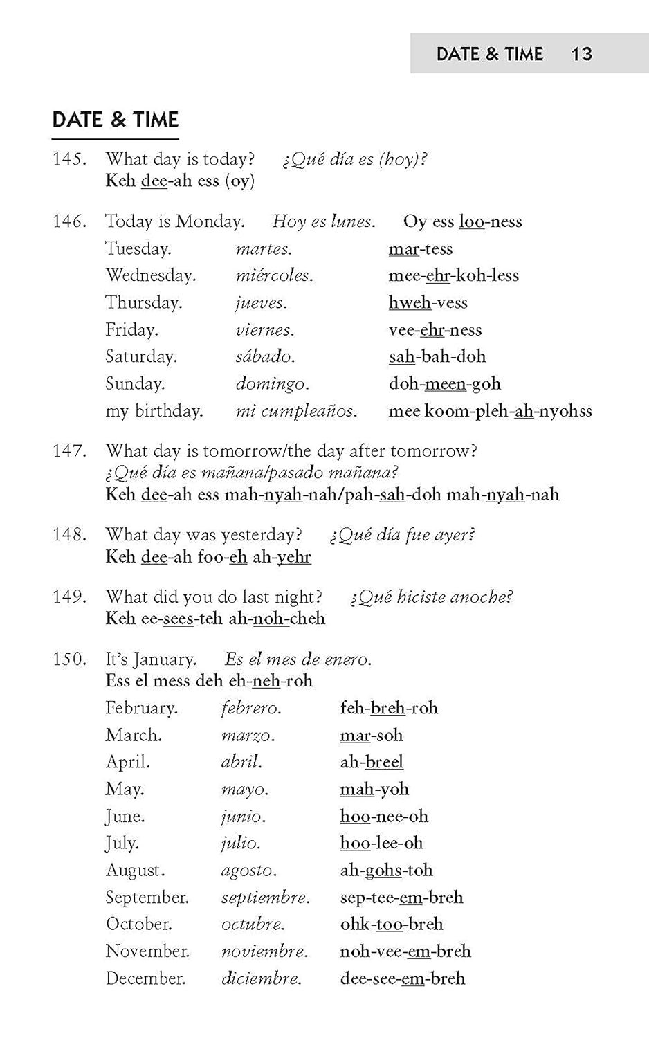 Easy Spanish Phrase Book NEW EDITION product image (3)