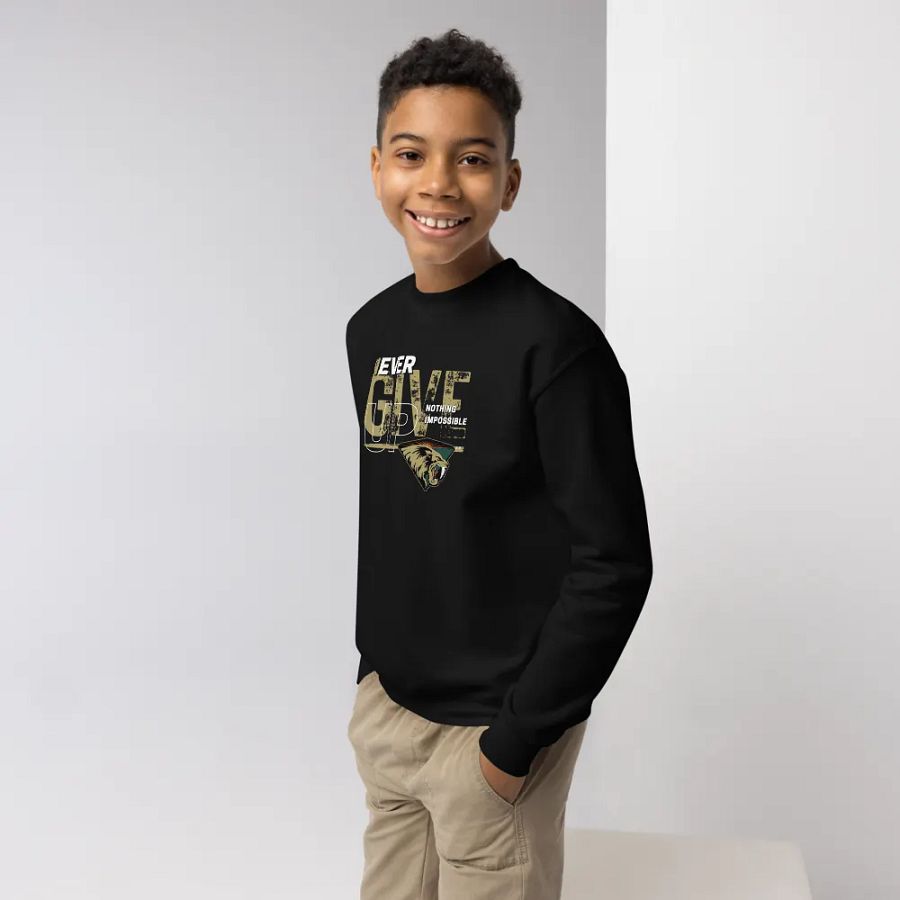 San Jose SaberCats Kids Crew Sweater by Gildan product image (1)
