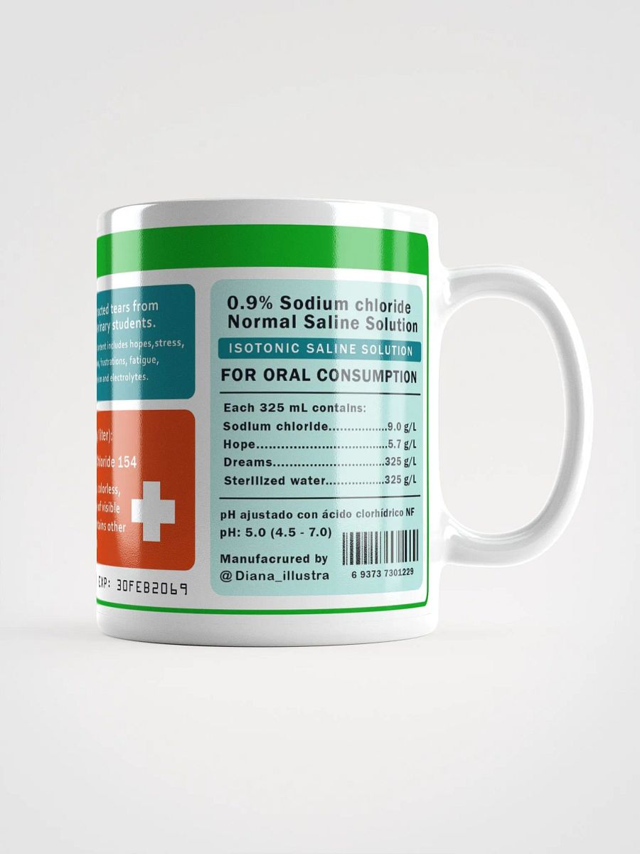 "Vet Med student tears mug" Ceramic mug product image (5)