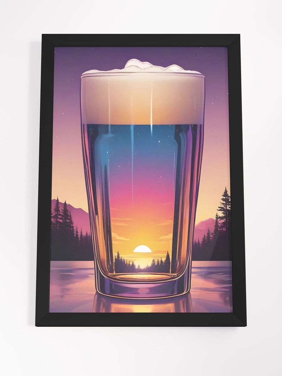 Beer Sunset Framed Poster product image (5)