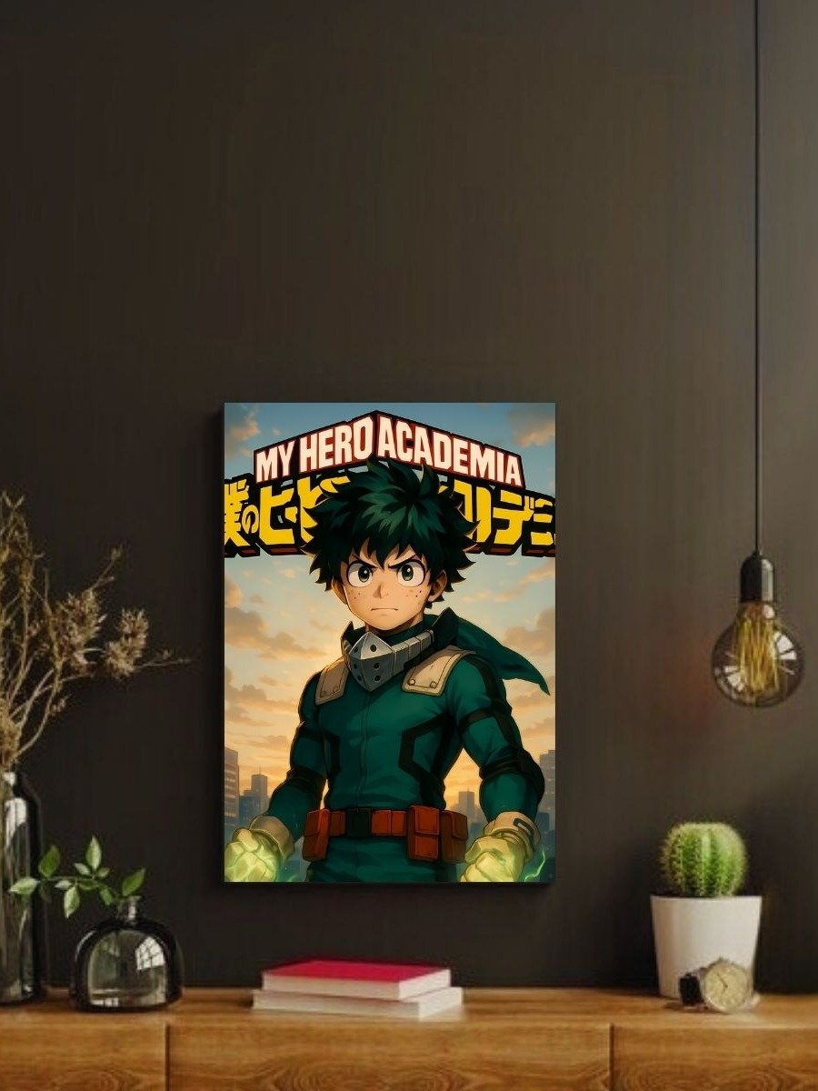 My Hero Academia – Izuku Midoriya Rising Resolve – 8x10 Metal Print product image (2)