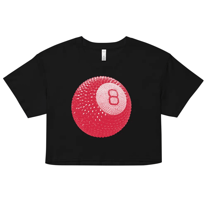 Abstract Baseball-Inspired Women's Crop Top product image (1)