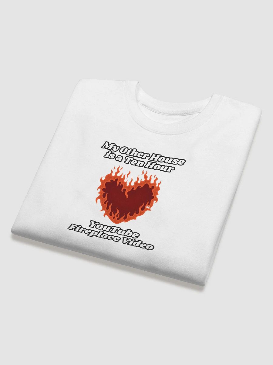 Flaming Heart - My Other House is a Ten Hour YouTube Fireplace Video | Sweatshirt product image (16)