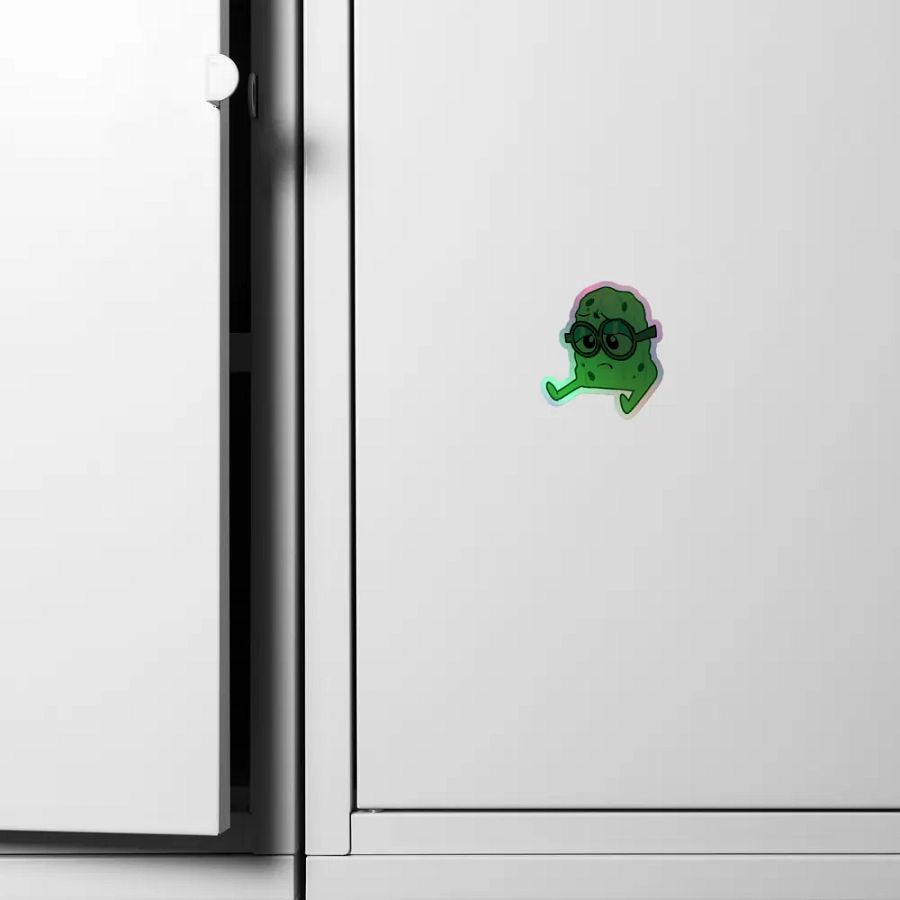 Holographic Sad Pickle Sticker product image (4)