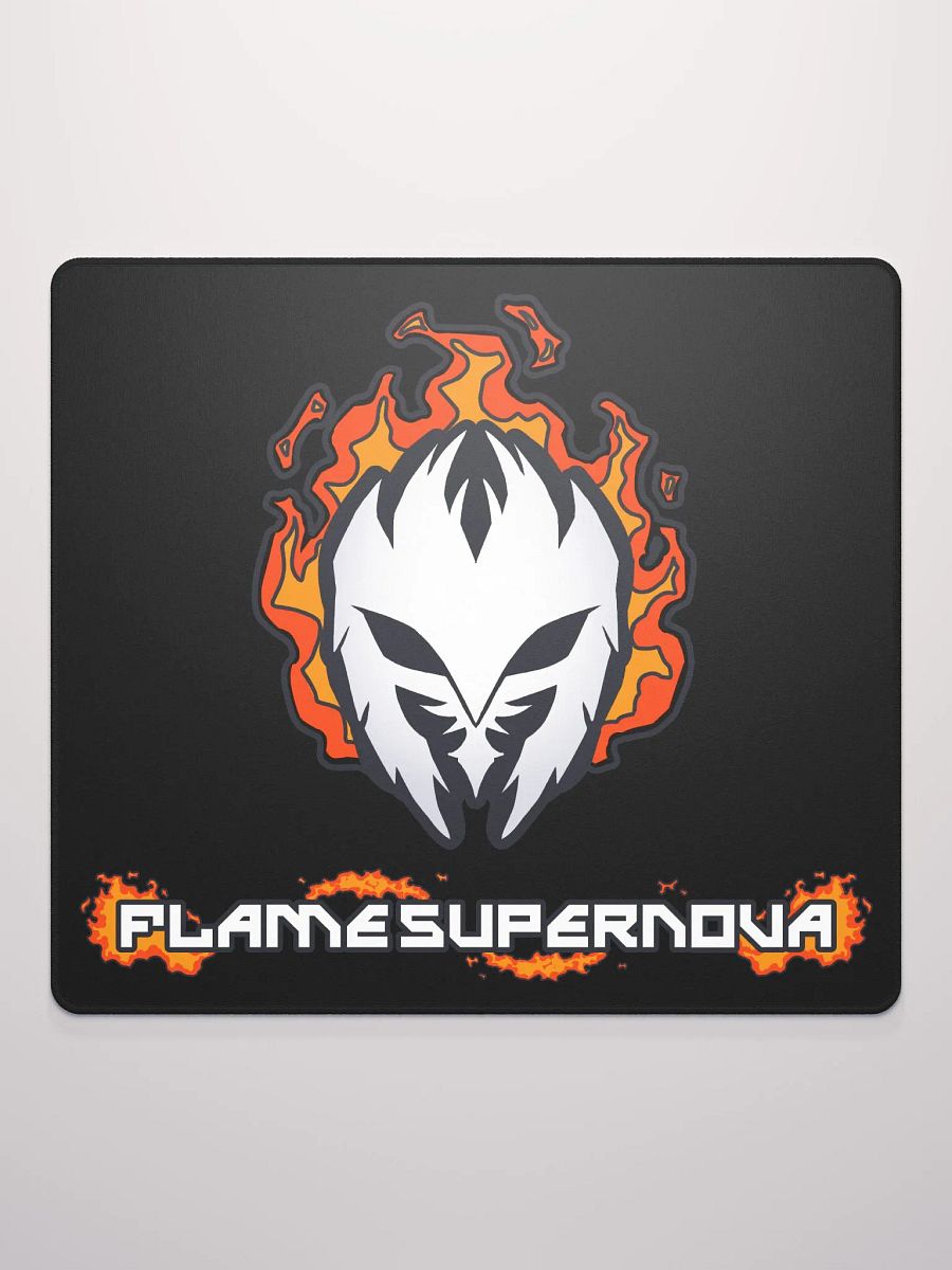 Mask Icon v2 (White) Gaming Mousepad (Black) product image (2)
