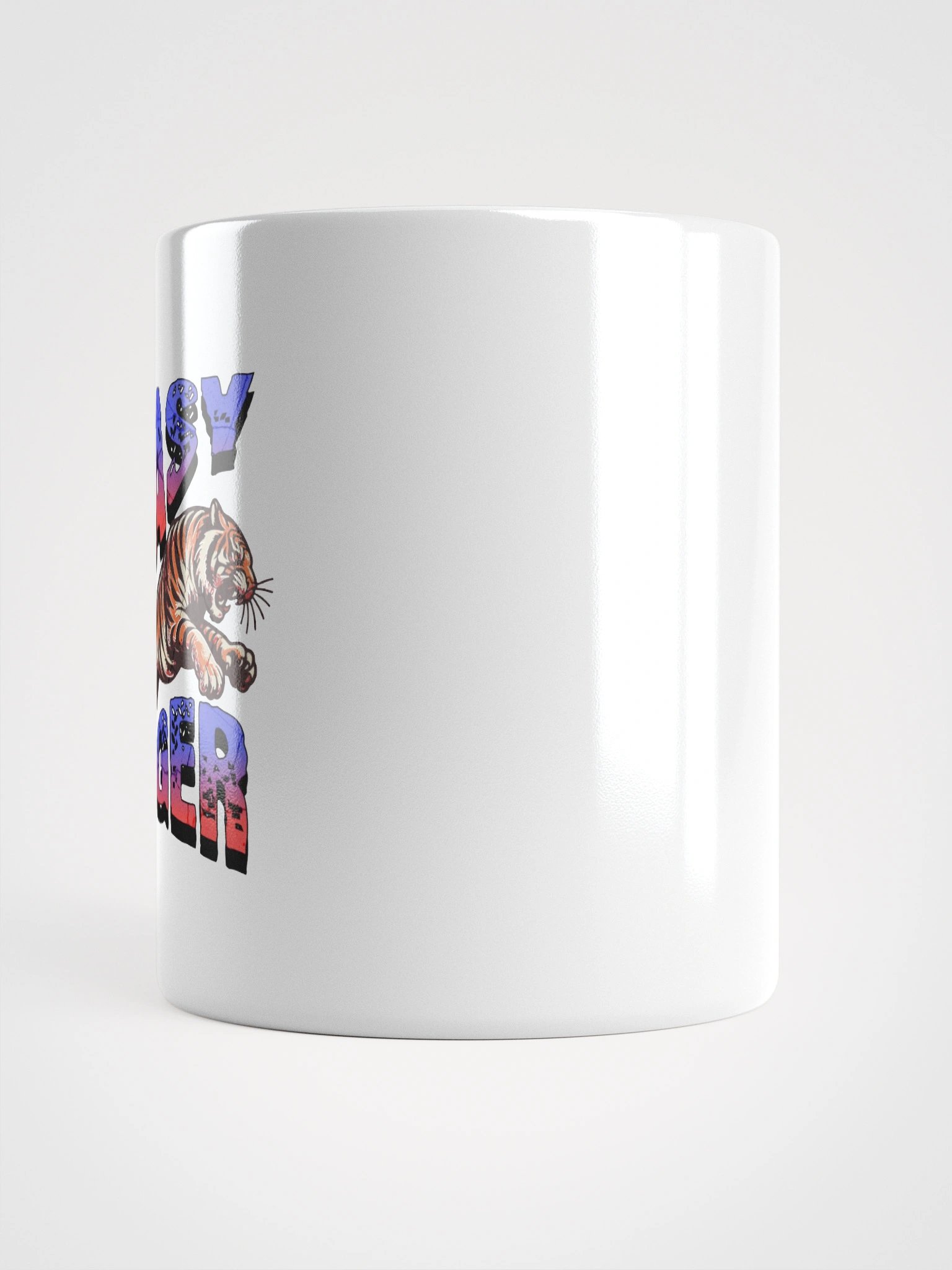Easy Tiger Leaping White Glossy Mug product image (10)