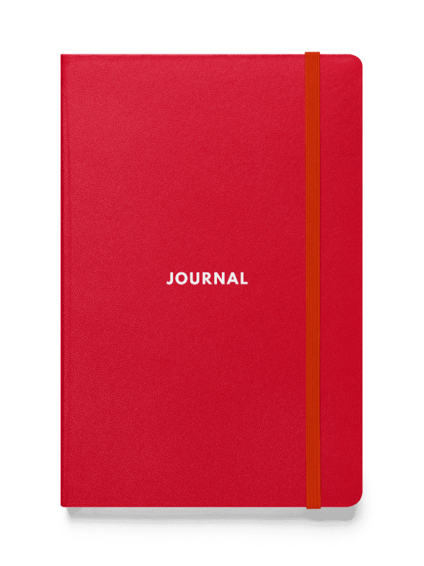 Red Bound Hardcover Journal product image (1)