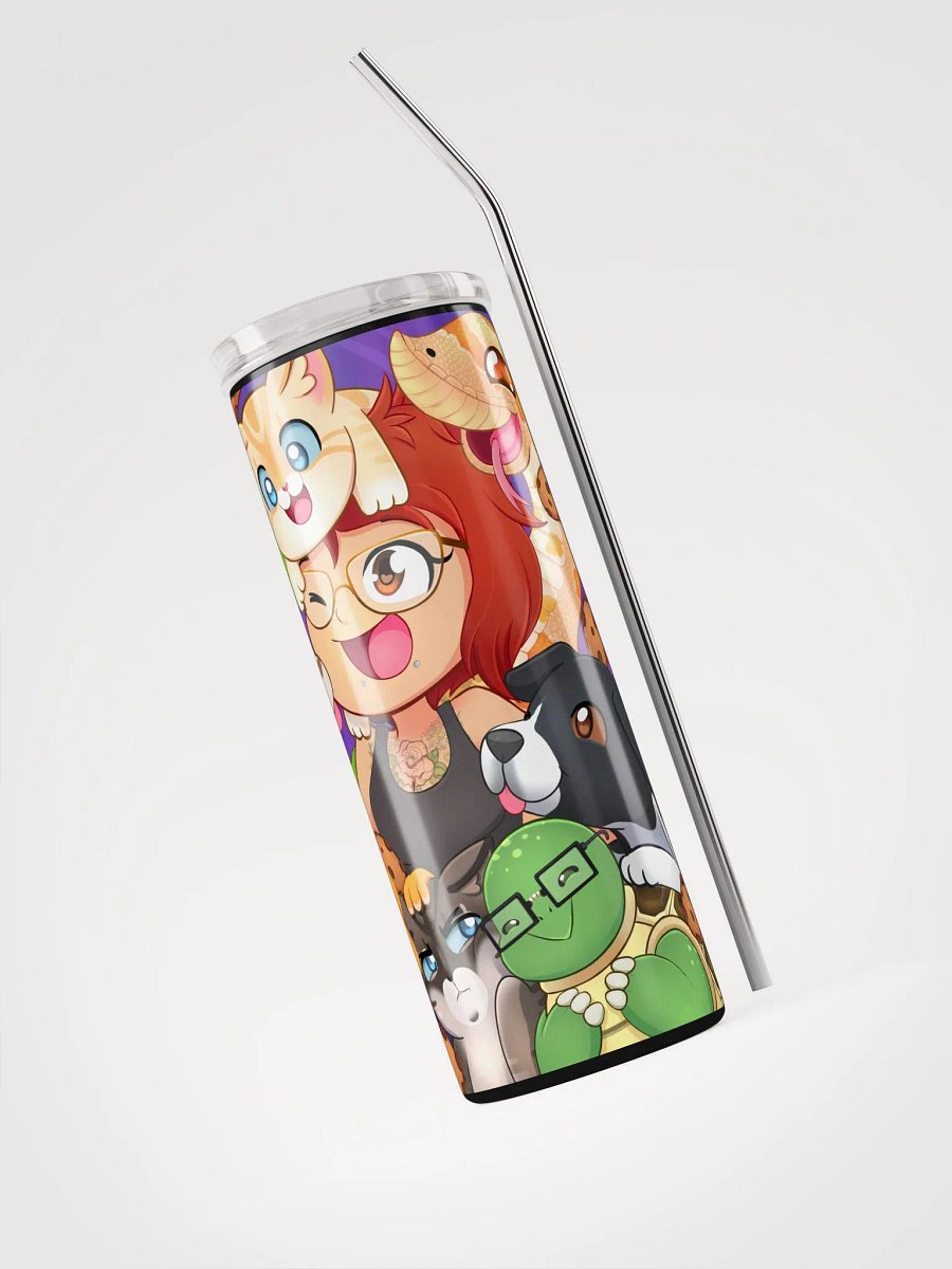 PCB Zoo Tumbler with straw product image (3)