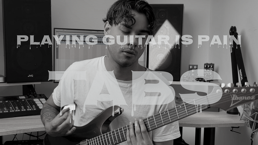 Playing Guitar Is Pain Tabs product image (1)