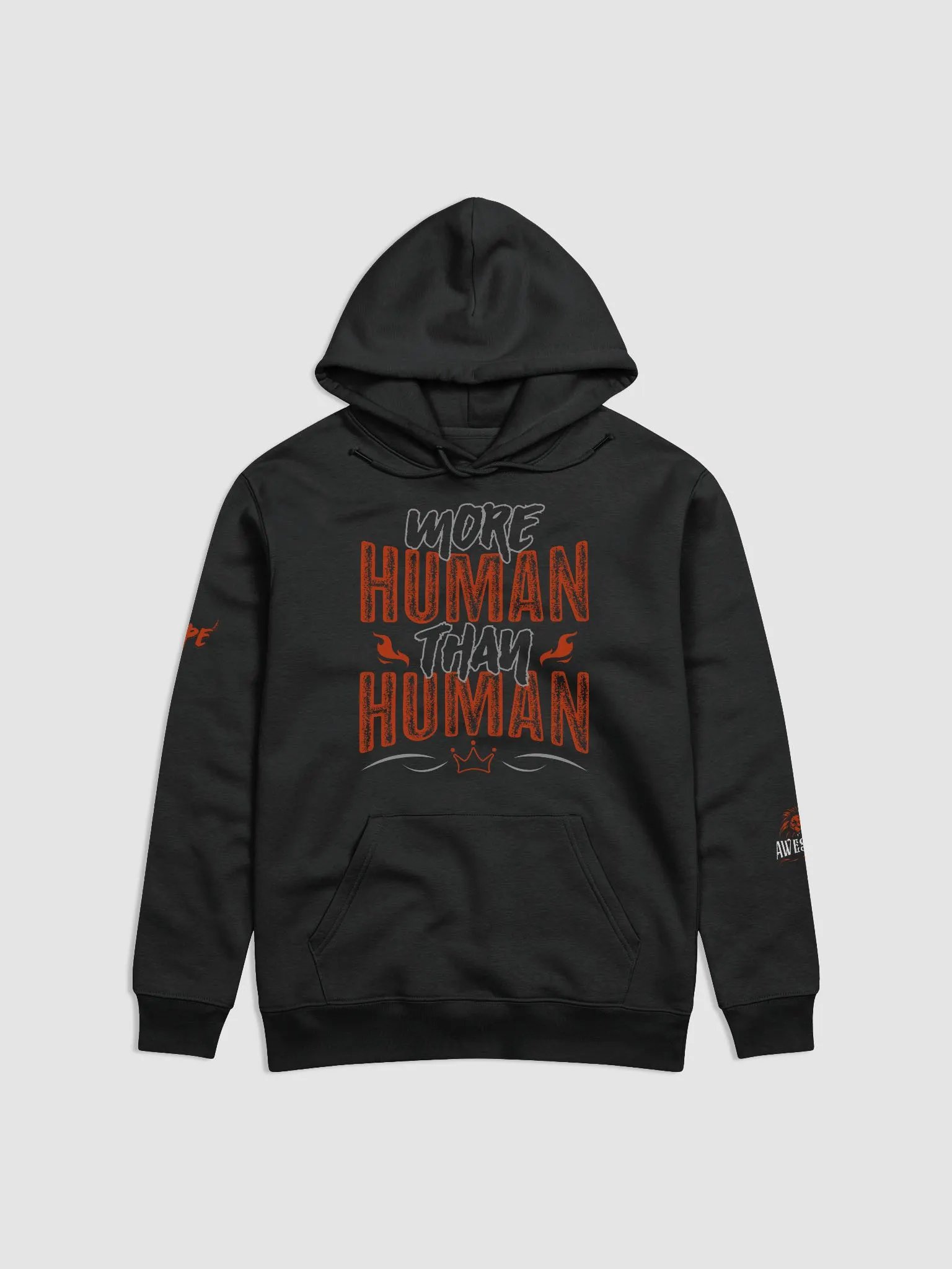 More Human Than Human Hoodie - Black product image (1)