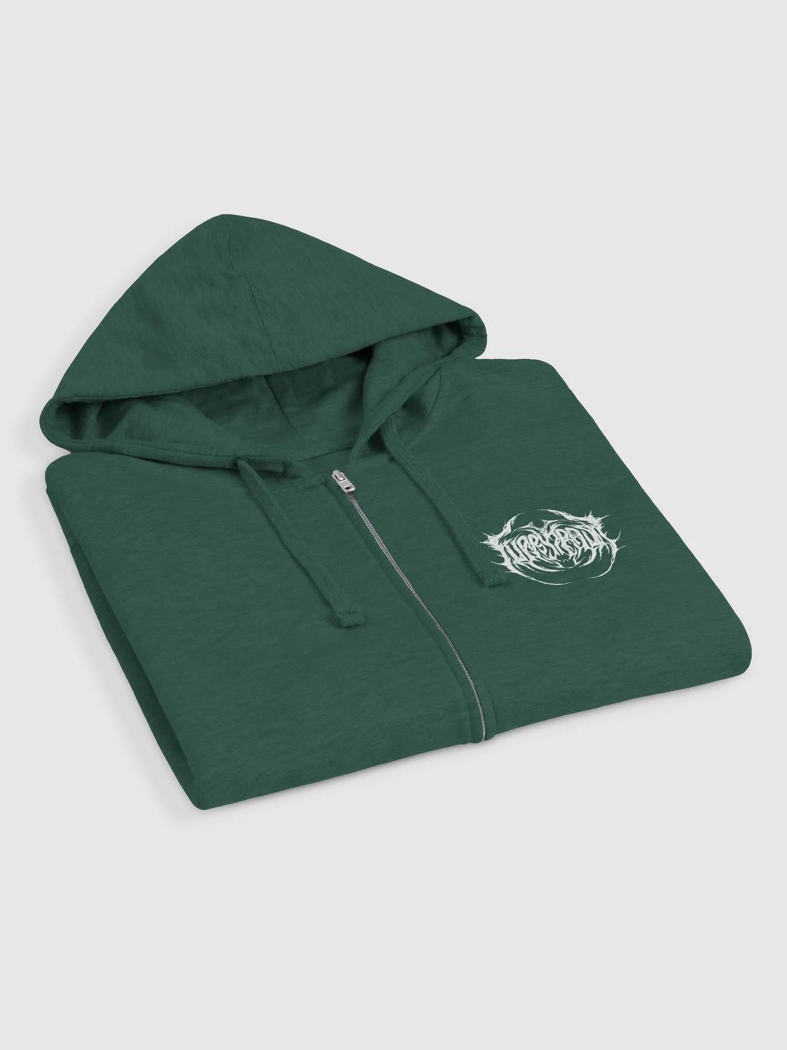 Furry Trash Metal Logo Zip-Up Hoodie product image (4)