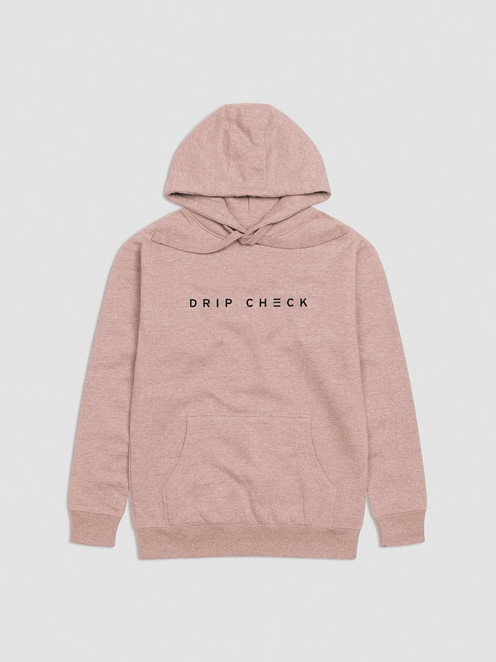DRIP CHECK UNISEX HOODIE - DUSTY ROSE product image (1)