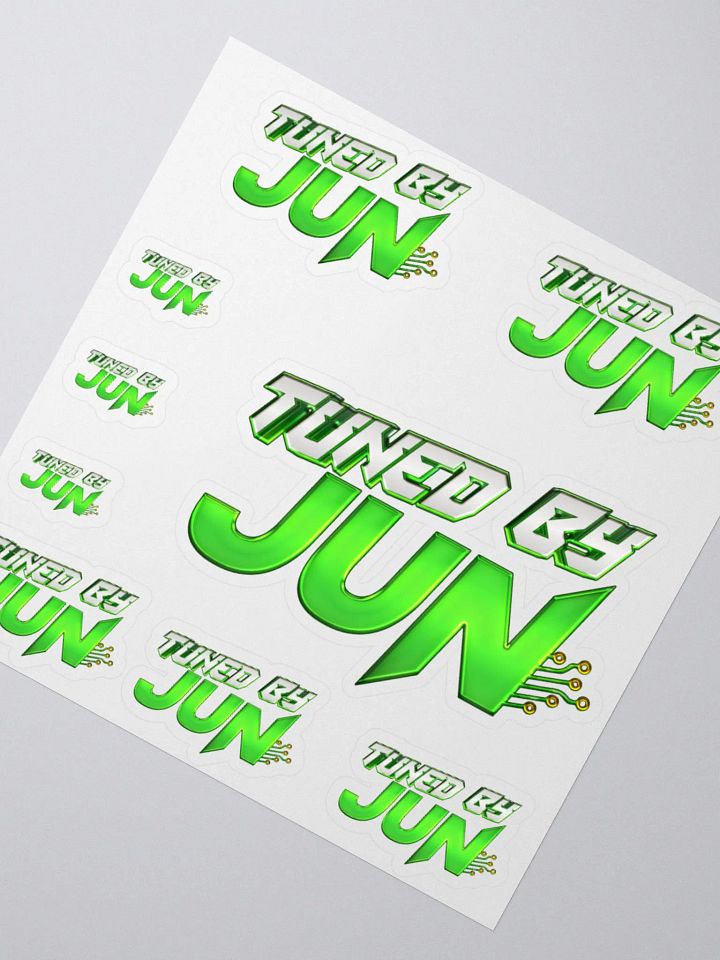Tuned By Jun Sticker product image (2)