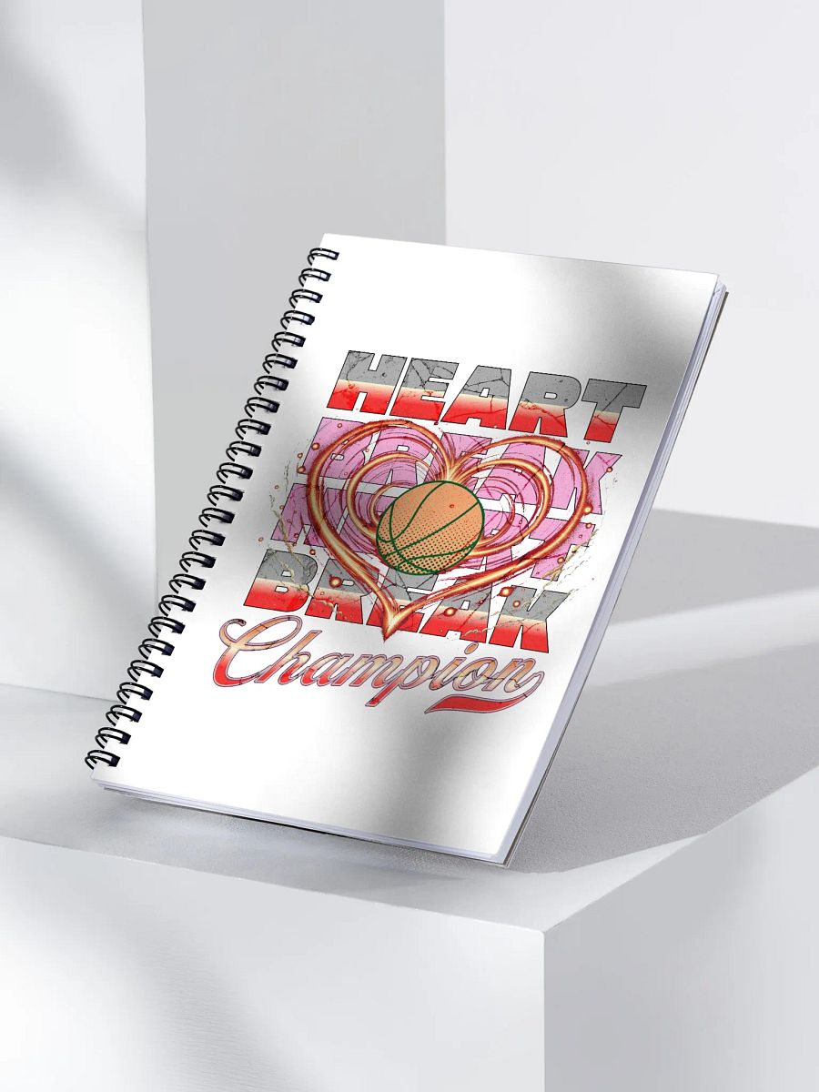 Heartbreak Champion Basketball Hoops Spiral Notebook product image (3)