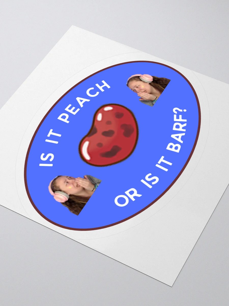 Peach or Barf? Sticker product image (9)