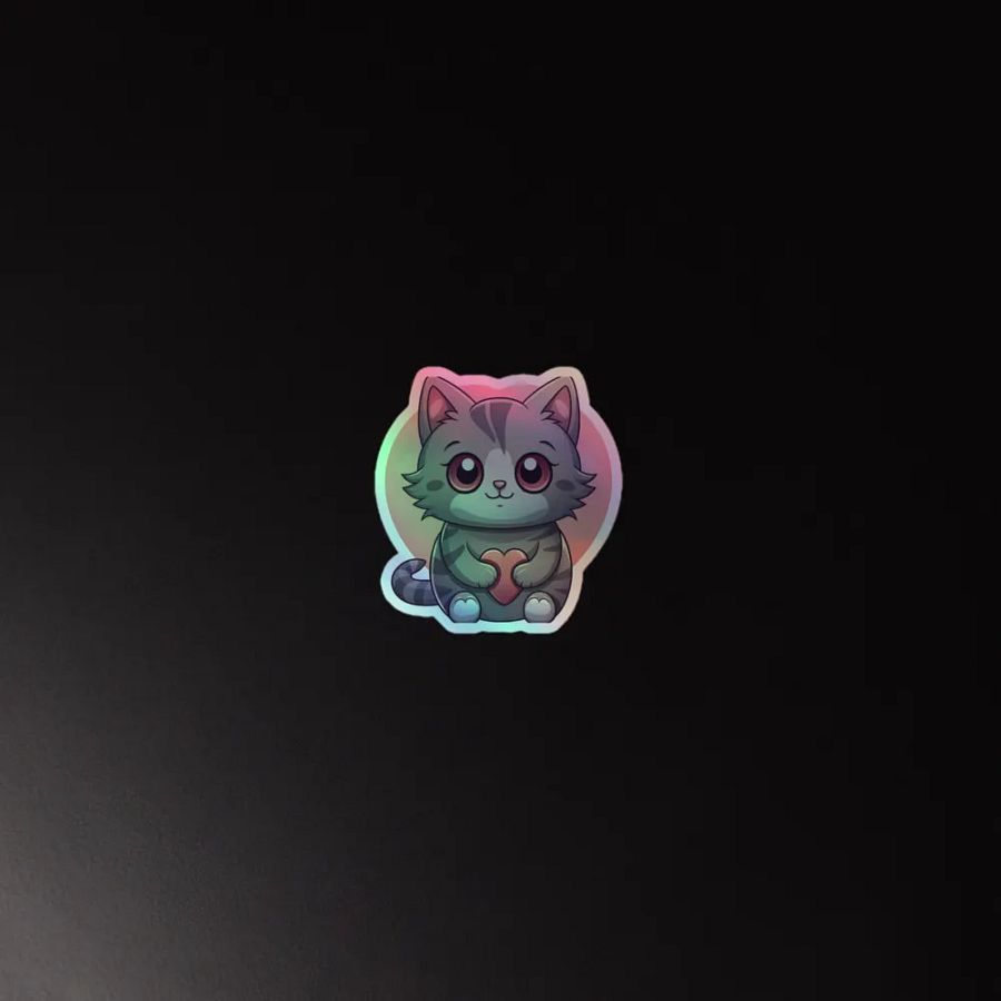 Bit O Kitty Love - Holographic Sticker - Legion Series product image (2)