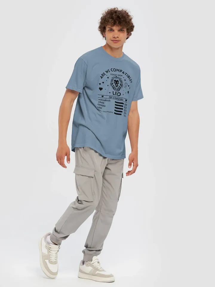 Leo Zodiac Sign Romantic Compatibility T-Shirt - Light Comfort Colors 1717 product image (45)