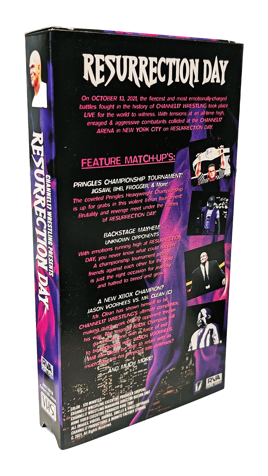 [NEW!] CHANNEL17 WRESTLING Collectible VHS Tape product image (2)