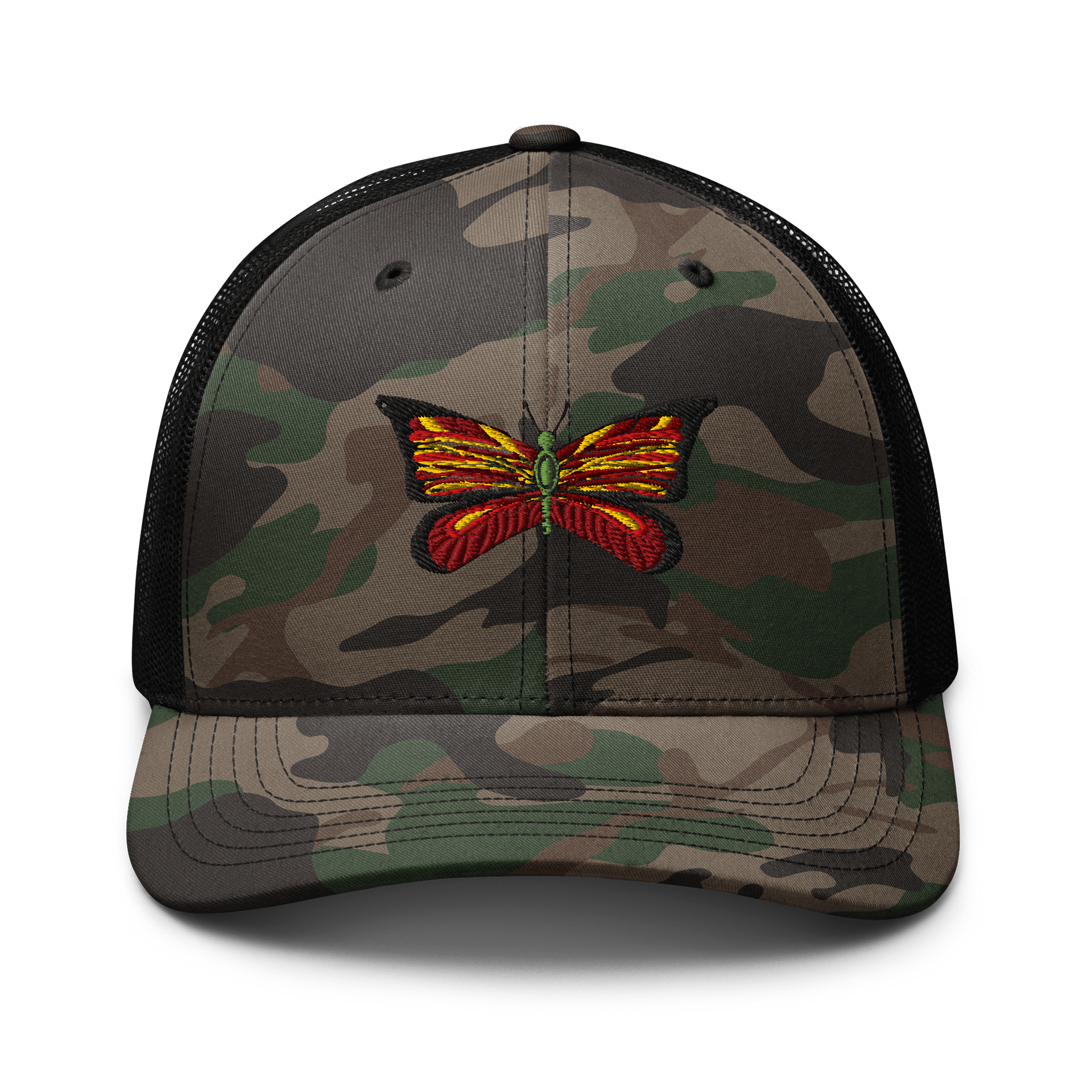 Dragonfly Dreams Camouflage Trucker Hat product image (1)
