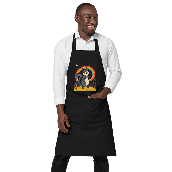 Rainbow Whimsy Squirrel Apron product image (1)