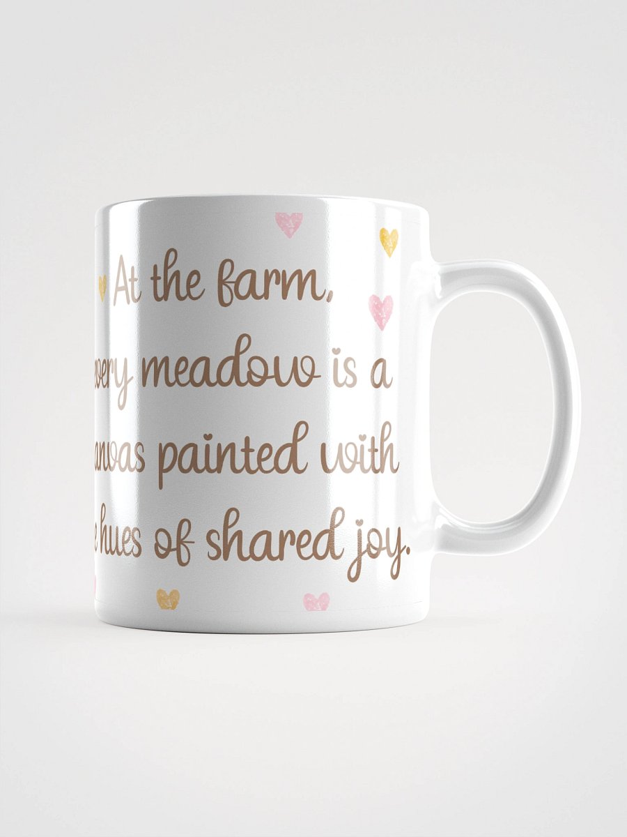 Meadow of Joy White Glossy Mug product image (2)