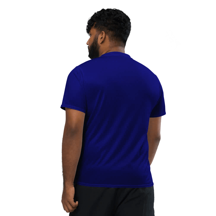 Unisex Navy Blue Sports Jersey product image (2)