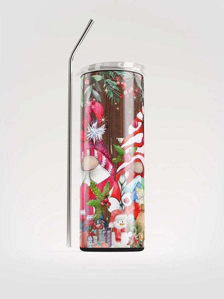 GNOME TUMBLER WITH REUSABLE STRAW product image (2)