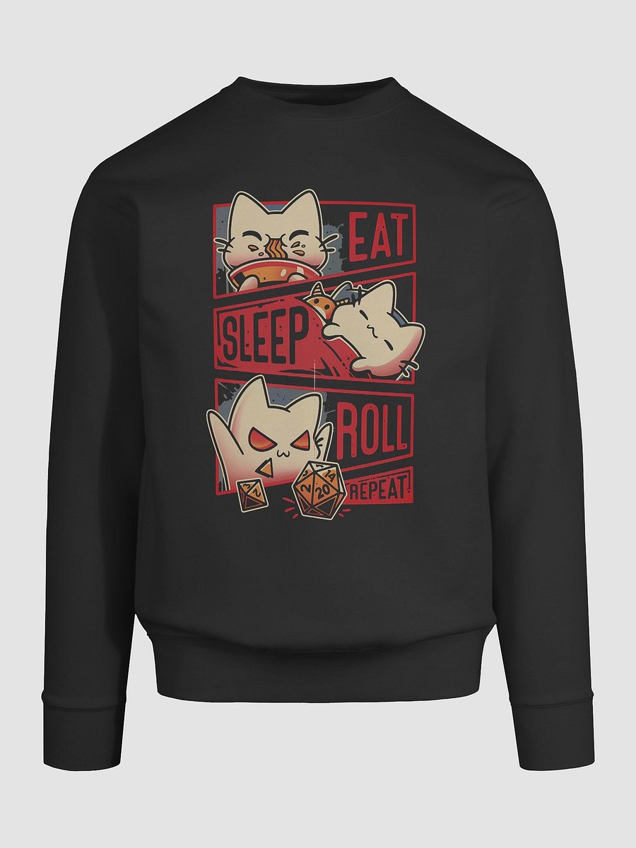 EAT SLEEP ROLL REPEAT Sweatshirt product image (9)