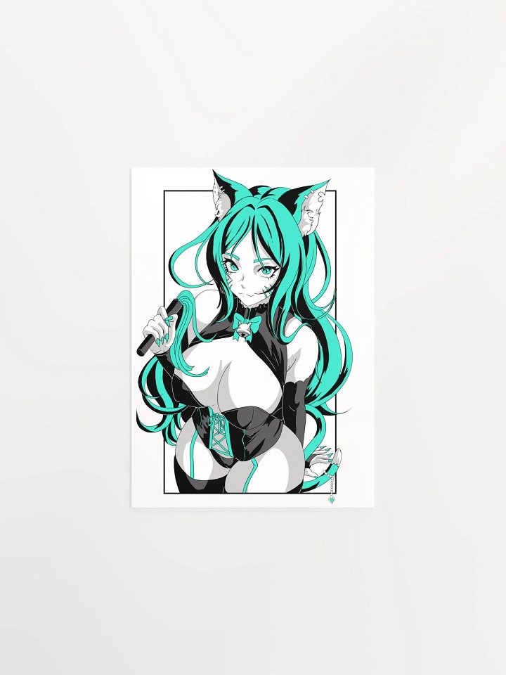Eiko Waifu Poster- Teal product image (2)