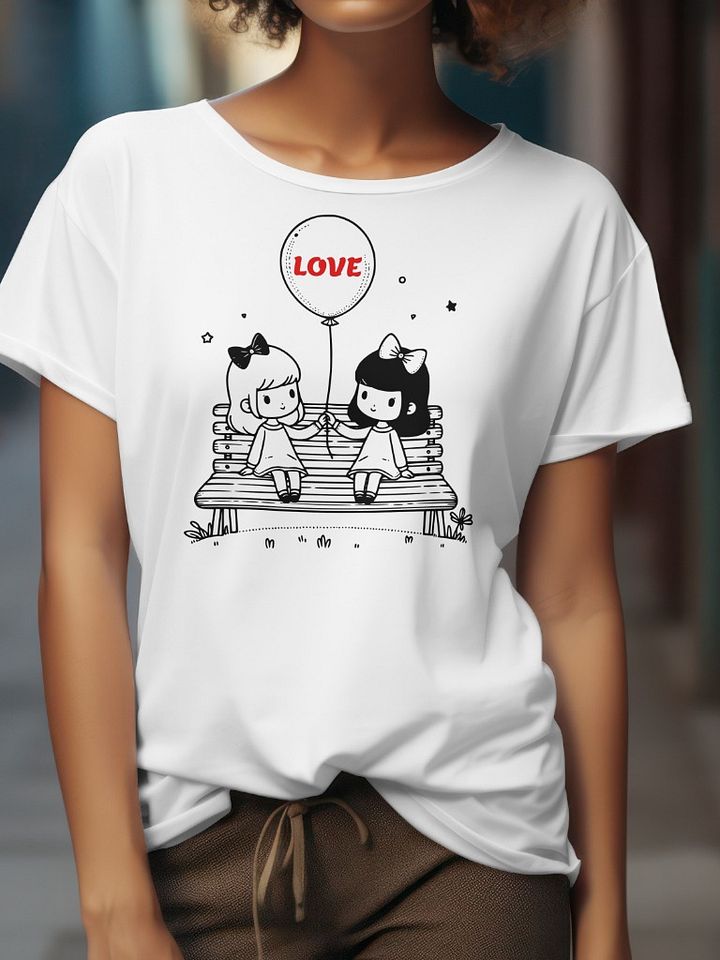 Love romantic friendship Unisex T-Shirt product image (1)