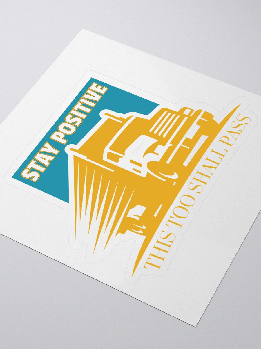 Slogan #9 This Too Shall Pass Sticker product image (3)