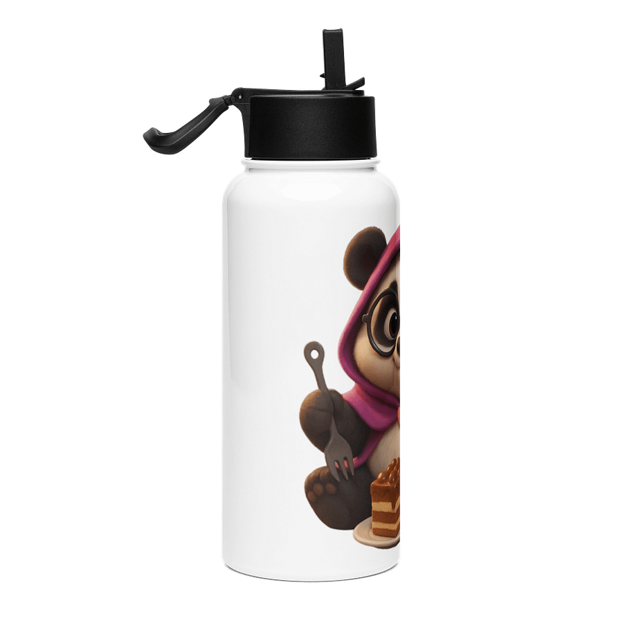 Yummy Panda - Stainless Steel Water Bottle with a Straw Lid product image (4)
