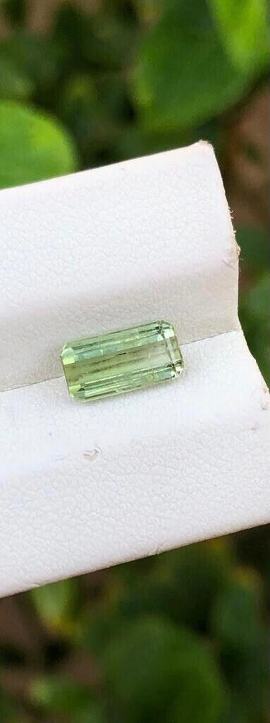 TOURMALINE GEMSTONE FOR RING YELLOW/GREEN COLOR LOOSE GEMSTONE, 1.90 CRT product image (3)