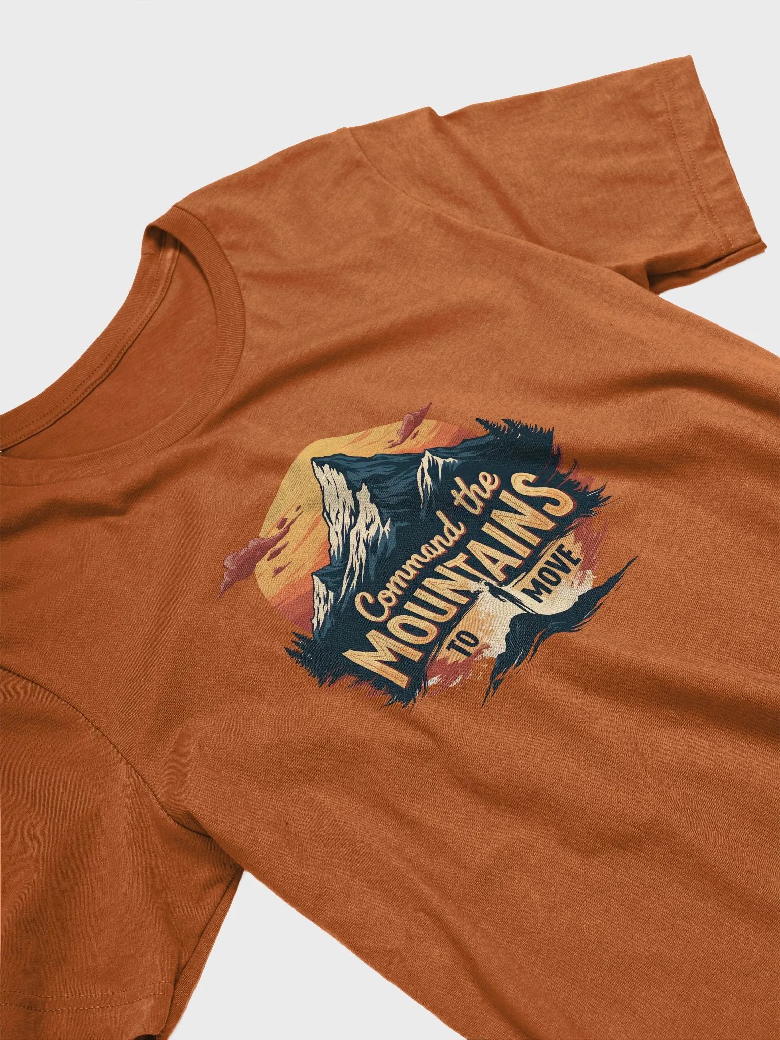 Command the Mountains: Conquer Your Challenges T-Shirt product image (12)