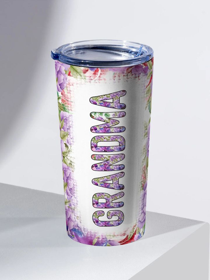 Grandma Tumbler Gift from Grandkids for Mothers Day Gift, Best Grandma Gift Cute Grandma Travel Cup Grandkids Gift product image (2)