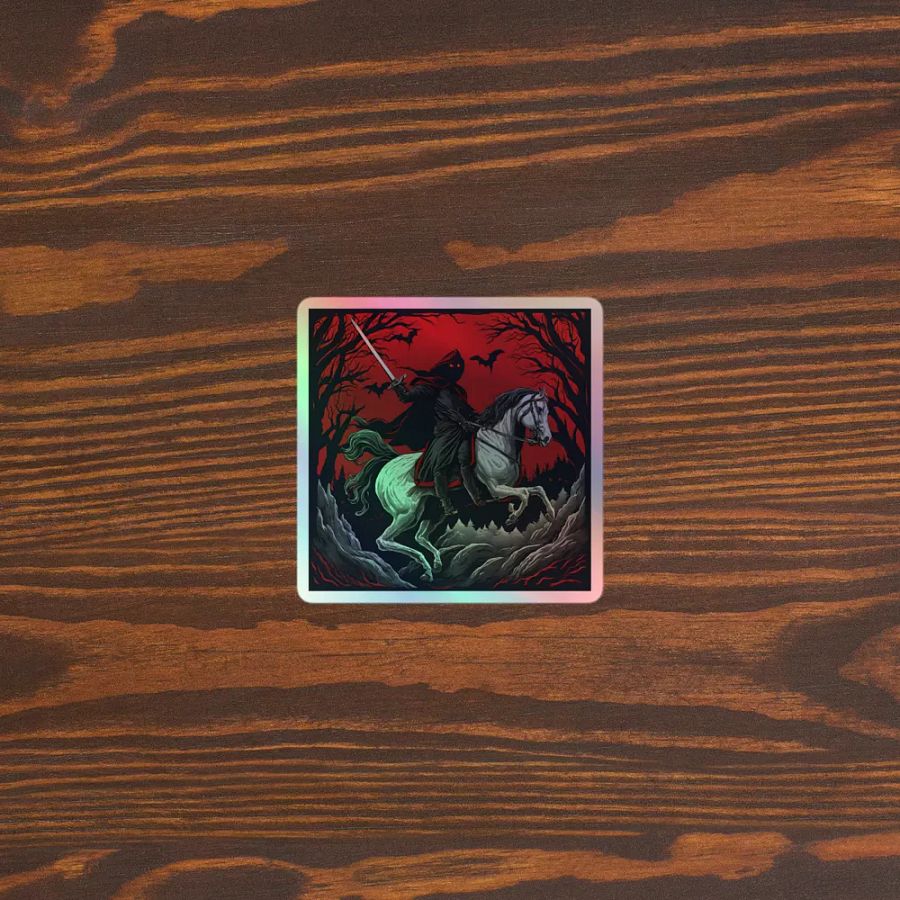 Fear Headless Horseman Holographic Sticker Set product image (5)